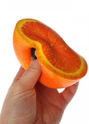 Игрушка антистресс сквиш (squishy) апельсин оранжевый