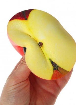 Игрушка антистресс сквиш (squishy) яблоко красно-желтый