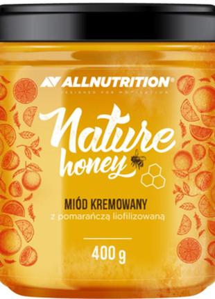 Натуральний мед allnutrition nature honey 400 g з апельсином