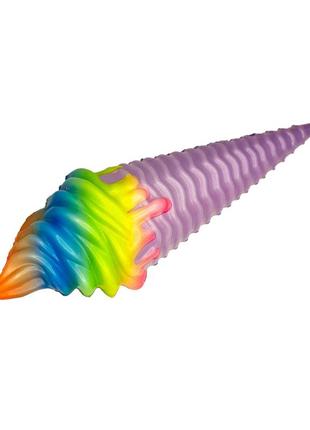 Игрушка антистресс сквиш мороженое рожок разноцветное