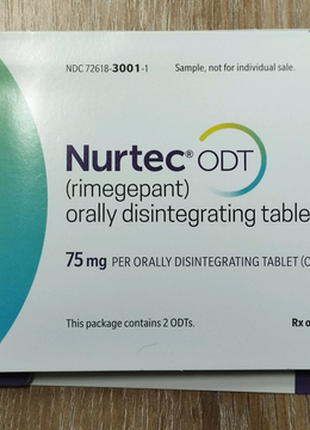 Nurtec ODT (Нуртек) - вісім таблеток