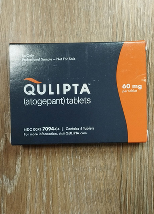 Qulipta - чотири таблетки