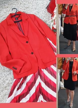Базовый красный безподкладочный пиджак, bonita,  p. 42-44