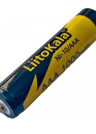 Акумулятор AAA LiitoKala Ni-10/AAA 1.2V 1000 mAh (1 шт.) (код ...