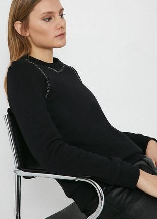 Женский свитер черного цвета, м