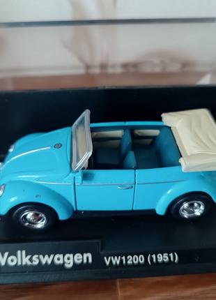 Машинка металева Volkswagen VW1200 1951. 1:43.