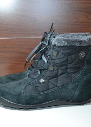 Columbia omni-heat 41р зимние сапоги ботинки кожаные.