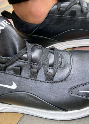 Кроссовки мужские Nike AIR270 черные,натуральная кожа