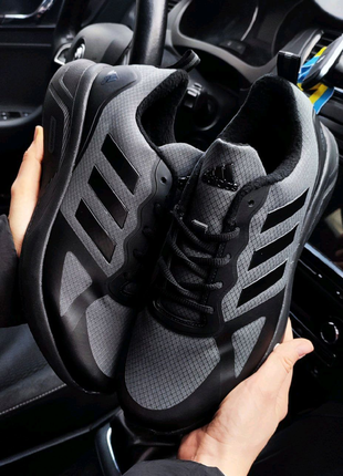 🔥Чоловічі кросівки Adidas Cloudfoam сірі (термо)🔥