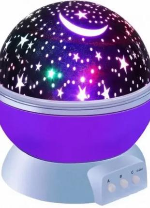 Ночник-проектор звездное небо Star Master Dream QDP01 Фиолетов...
