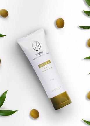 Крем дневной увлажняющий olive oil day cream lambre, объем 80м...