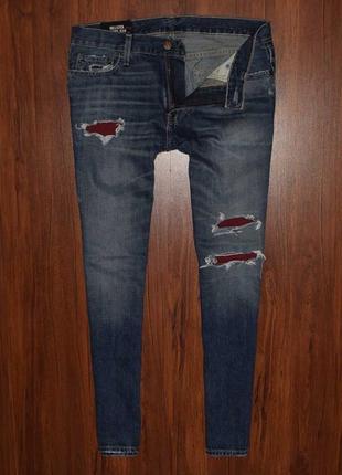 Hollister jeans мужские зауженные джинсы