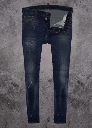 Dsquared2 slim jeans (мужские премиальные джинсы слим дискваред )