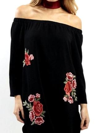 Платье с открытыми плечами cameo rose by new look