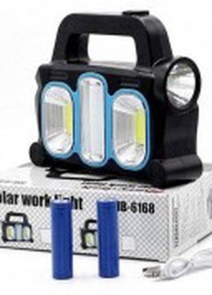 Светодиодный LED фонарь, аккумуляторная лампа павербанк