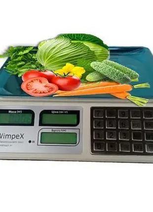 Весы торговые на аккумуляторе Wimpex WX-5004 максимальный вес ...