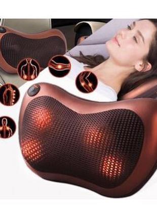 Масажна подушка Massage Pillow з інфрачервоним прогрівом роликова