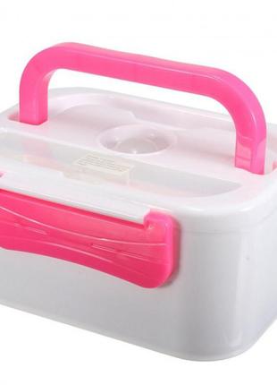 Ланч-бокс з підігрівом Lunch Box (220В). Колір: рожевий