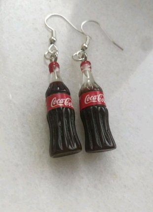 Сережки Coca Cola