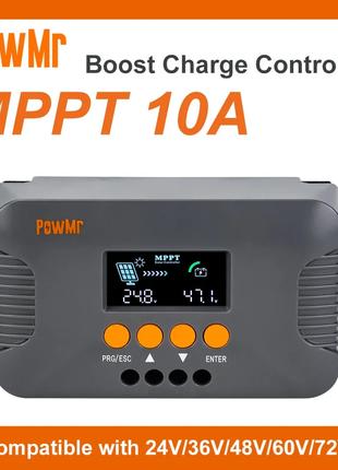 Контроллер MPPT солнечных панелей 24 - 72В PowMr 10A