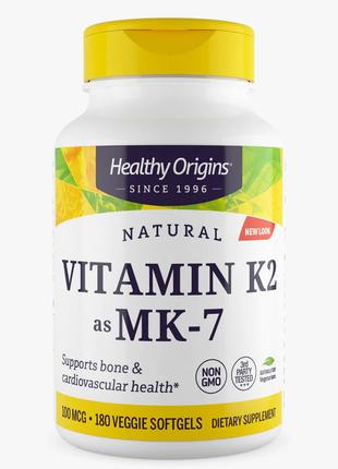 Витамины и минералы Healthy Origins Vitamin K2 as MK-7 Natural...