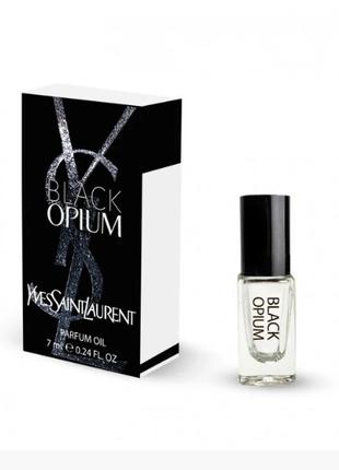 Парфум масляний жіночий Yves Saint Laurent Black Opium 7 мл