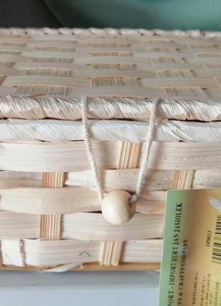 Набір скриньок  бамбукових прямокутних