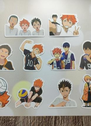 Наклейки, стикеры "волейбол. haikyu!!" (стик0065)