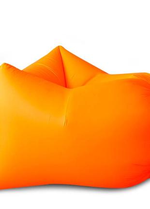 Надувное кресло ламзак с внутренней камерой - оранжевый