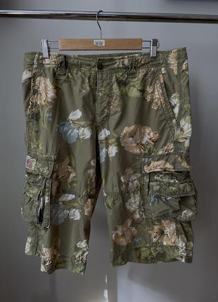 Карго шорты vintage polo ralph lauren multipocket cargo pants