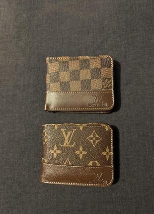 Кошелек с логотипом Louis Vuitton/Луи Виттон коричневый