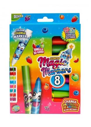 Набір ароматних маркерів для малювання - кольорова магія