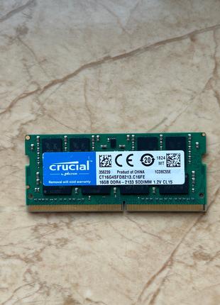 Пам'ять Crucial So dimm 16 Gb DDR4-2133 1.2V