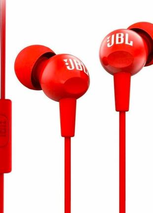 Наушники проводные JBL C100Si Красные