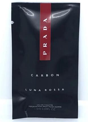 Пробник мужской туалетной воды Prada Luna Rossa Carbon 1,5 мл ...
