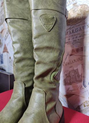 Новые.сапоги, сапоги, ботинки милитари цвета зеленый хаки.