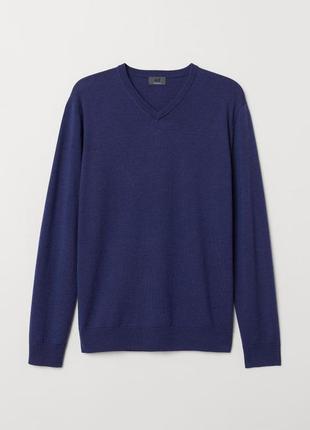 Новый пуловер h&amp;m из шерсти мариноса 48$ при 400 грн!
