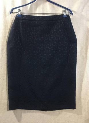 Красивая фактурная юбка-карандаш люкс бренд