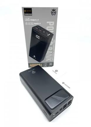 Power bank LENYES PX491 40000mAh (реальная емкость)