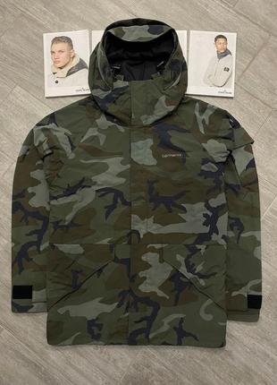 Камуфляжная куртка carhartt camo military parka jacket