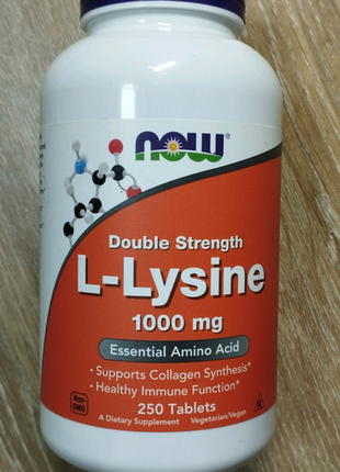 L-Lysine, 1000mg, 250 таблеток