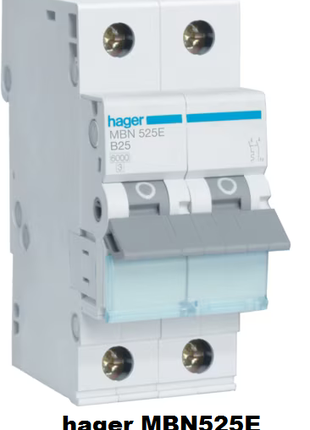 Автоматичний вимикач Hager MBN525E
