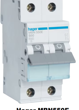 Автоматичний вимикач Hager MBN550E