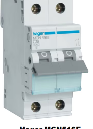 Автоматичний вимикач Hager MCN516E