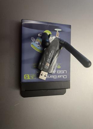 Wi-Fi USB адаптер 802.11ac Realtek 8812 1200Mbps Dual Band 2.4...