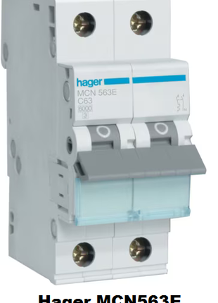 Автоматичний вимикач Hager MCN563E