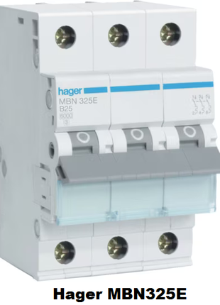 Автоматичний вимикач Hager MBN325E