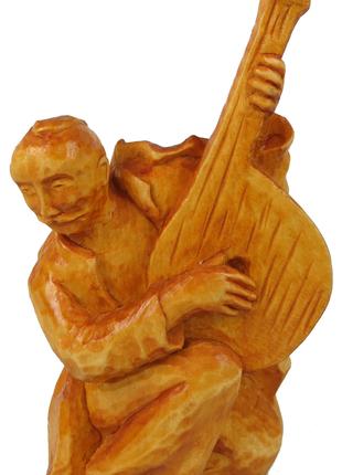 Статуэтка ручной работы из дерева Козак Бандурист