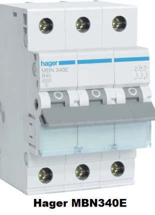 Автоматичний вимикач Hager MBN340E