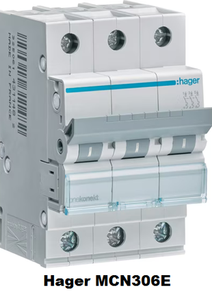 Автоматичний вимикач Hager MCN306E